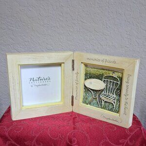 Hallmark Marjolein Bastin Nature's Sketchbook Bi-Fold Vintage Picture Frame